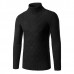 Fashion Mens Downneck Solid Color Pullover Classic Diamond Pattern Slim Fit Knitte Sweater