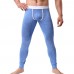 Mens Thermal Tights Elastic U Convex Pouch Sleepwear Fitness Long Johns